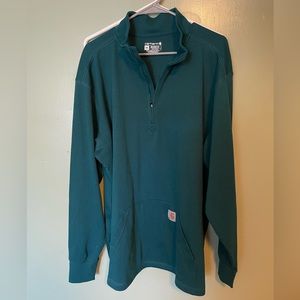 Men’s XXL Relaxed Fit Carhartt Quarter Zip Pullover/Sweatshirt